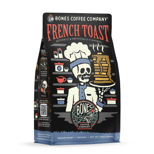 Bones Coffee French Toast — front of bag