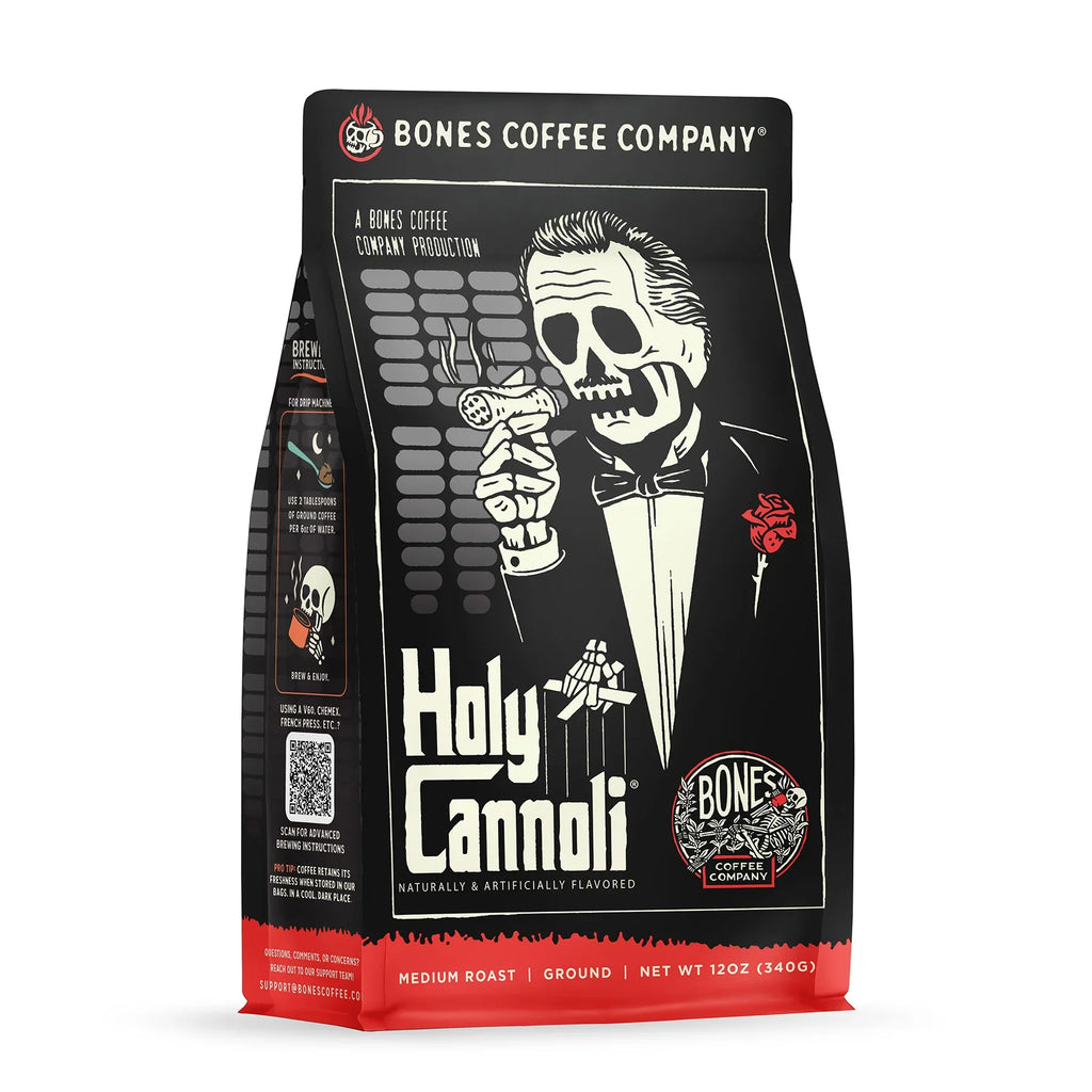 Bones Coffee Holy Cannoli — front of bag