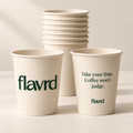 Flavrd 8 oz paper cups — pack of 10