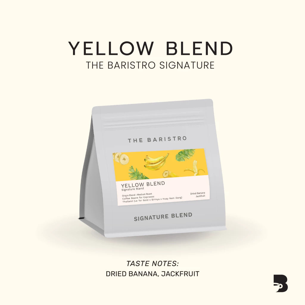The Baristro Yellow Blend — coffee bag